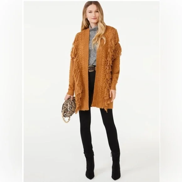 Scoop fringe cardigan - Picture 1 of 6